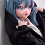 148cm 4ft9 Blue Short Haired Cute Love Dolls Female Sex Robots