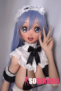 148cm 4ft9 Blue Short Haired Sweet Love Dolls Real Love Sex Dolls Sex Robots