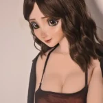 148cm 4ft9 Brown Curly Hair Seductive Sex Dolls Realistic Love Dolls Vagina Toys