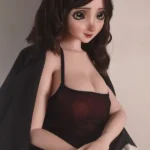 148cm 4ft9 Brown Curly Hair Seductive Sex Dolls Realistic Love Dolls Vagina Toys