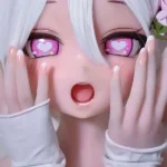 148cm 4ft9 Cute Sex Dolls In A White Short Dress Silicone Love Dolls Adult Toys