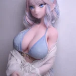 148cm 4ft9 Cute Sex Dolls With Short Pink Hair Beautiful Sex Dolls Best Love Dolls