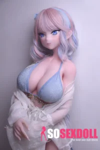 148cm 4ft9 Cute Sex Dolls With Short Pink Hair Beautiful Sex Dolls Best Love Dolls