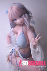 148cm 4ft9 Cute Sex Dolls With Short Pink Hair Beautiful Sex Dolls Best Love Dolls