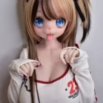 148cm 4ft9 Cute Yellow Hair Cat Ear Love Dolls Realistic Love Dolls Vagina Toys