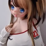 148cm 4ft9 Cute Yellow Hair Cat Ear Love Dolls Realistic Love Dolls Vagina Toys