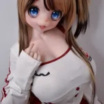 148cm 4ft9 Cute Yellow Hair Cat Ear Love Dolls Realistic Love Dolls Vagina Toys