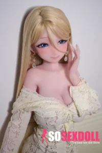 148cm 4ft9 Golden Straight Hair Gentle Love Dolls Full Body Sex Toys Game Lady Dolls