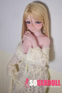 148cm 4ft9 Golden Straight Hair Gentle Love Dolls Full Body Sex Toys Game Lady Dolls