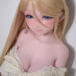 148cm 4ft9 Golden Straight Hair Gentle Love Dolls Full Body Sex Toys Game Lady Dolls