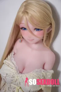 148cm 4ft9 Golden Straight Hair Gentle Love Dolls Full Body Sex Toys Game Lady Dolls