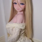 148cm 4ft9 Golden Straight Hair Gentle Love Dolls Full Body Sex Toys Game Lady Dolls