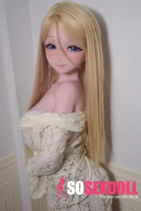 148cm 4ft9 Golden Straight Hair Gentle Love Dolls Full Body Sex Toys Game Lady Dolls