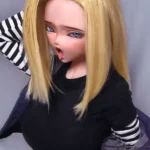 148cm 4ft9 Golden Straight Hair Sex Dolls Life Size Human Dolls Real Dolls
