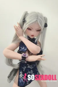 148cm 4ft9 Gray Haired Big Breasted Sex Dolls Real Dolls Sex Dolls