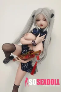 148cm 4ft9 Gray Haired Big Breasted Sex Dolls Real Dolls Sex Dolls