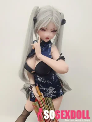 148cm 4ft9 Gray Haired Big Breasted Sex Dolls Real Dolls Sex Dolls