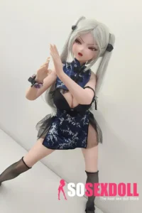 148cm 4ft9 Gray Haired Big Breasted Sex Dolls Real Dolls Sex Dolls