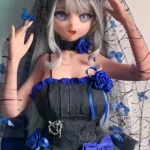 148cm 4ft9 Gray Twin Tail Sex Dolls Best Realistic Sex Dolls