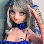 148cm 4ft9 Gray Twin Tail Sex Dolls Best Realistic Sex Dolls