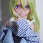 148cm 4ft9 Green Striped Hair Dress Sex Dolls Fantasy Sex Toys Hottest Sex Dolls
