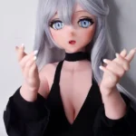 148cm 4ft9 Long Hair Light Blue Eyed Sex Dolls Secret Sex Toys