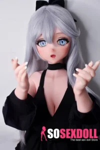 148cm 4ft9 Long Hair Light Blue Eyed Sex Dolls Secret Sex Toys
