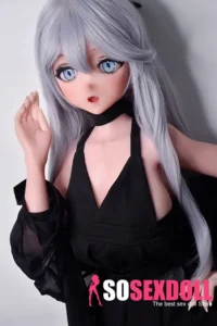 148cm 4ft9 Long Hair Light Blue Eyed Sex Dolls Secret Sex Toys