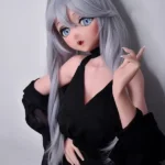 148cm 4ft9 Long Hair Light Blue Eyed Sex Dolls Secret Sex Toys