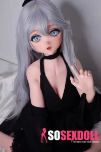 148cm 4ft9 Long Hair Light Blue Eyed Sex Dolls Secret Sex Toys