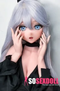 148cm 4ft9 Long Hair Light Blue Eyed Sex Dolls Secret Sex Toys