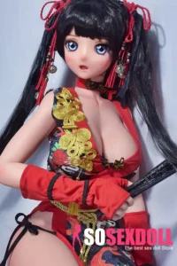 148cm 4ft9 Long Haired Retro Sex Dolls Unique Sex Toys