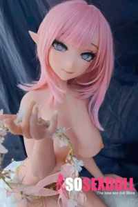 148cm 4ft9 Pink Haired Wedding Dress Sex Dolls Adult Toys Sex Game Dolls