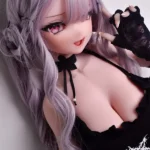 148cm 4ft9 Pink Purple Curly Hair Sex Dolls Full Body Sex Dolls