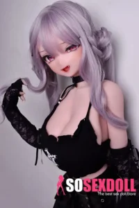 148cm 4ft9 Pink Purple Curly Hair Sex Dolls Full Body Sex Dolls