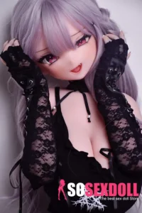 148cm 4ft9 Pink And Purple Curly Hair Sex Dolls Full Body Sex Dolls