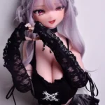 148cm 4ft9 Pink Purple Curly Hair Sex Dolls Full Body Sex Dolls
