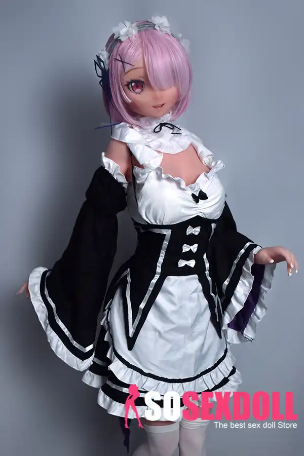 148cm 4ft9 Pink Short Haired Dress Sex Dolls Life Sized Sex Dolls Adult Sex Dolls