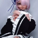 148cm 4ft9 Pink Short Haired Dress Sex Dolls Life Sized Sex Dolls Adult Sex Dolls