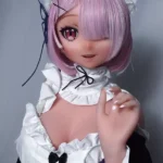 148cm 4ft9 Pink Short Haired Dress Sex Dolls Life Sized Sex Dolls Adult Sex Dolls