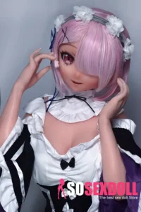 148cm 4ft9 Pink Short Haired Dress Sex Dolls Life Sized Sex Dolls Adult Sex Dolls