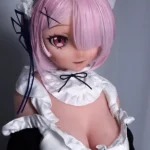 148cm 4ft9 Pink Short Haired Dress Sex Dolls Life Sized Sex Dolls Adult Sex Dolls