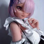 148cm 4ft9 Pink Short Haired Dress Sex Dolls Life Sized Sex Dolls Adult Sex Dolls