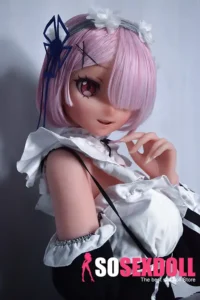 148cm 4ft9 Pink Short Haired Dress Sex Dolls Life Sized Sex Dolls Adult Sex Dolls