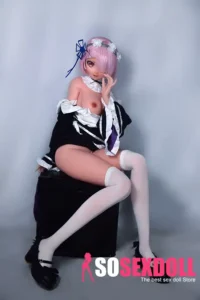148cm 4ft9 Pink Short Haired Dress Sex Dolls Life Sized Sex Dolls Adult Sex Dolls