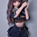 148cm 4ft9 Purple Hair Denim Skirt Sex Dolls Adult Toys Secret Sex Toys