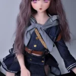 148cm 4ft9 Purple Hair Denim Skirt Sex Dolls Adult Toys Secret Sex Toys