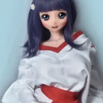 148cm 4ft9 Purple Haired Gentle Sex Dolls Love Dolls Cheap Sex Toys