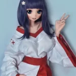 148cm 4ft9 Purple Haired Gentle Sex Dolls Love Dolls Cheap Sex Toys