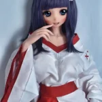 148cm 4ft9 Purple Haired Gentle Sex Dolls Love Dolls Cheap Sex Toys